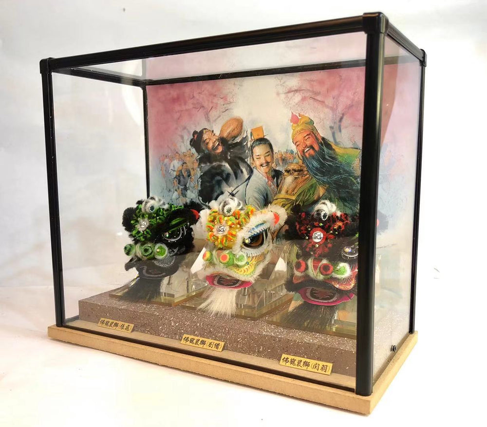 Specialty Fu Crane Lion Series "The oath of brotherhood in the peach garden"